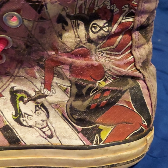 Custom Harley Quinn Shoes - Picture 2 of 2
